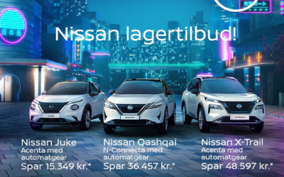 Nissan Crossover – Lagertilbud